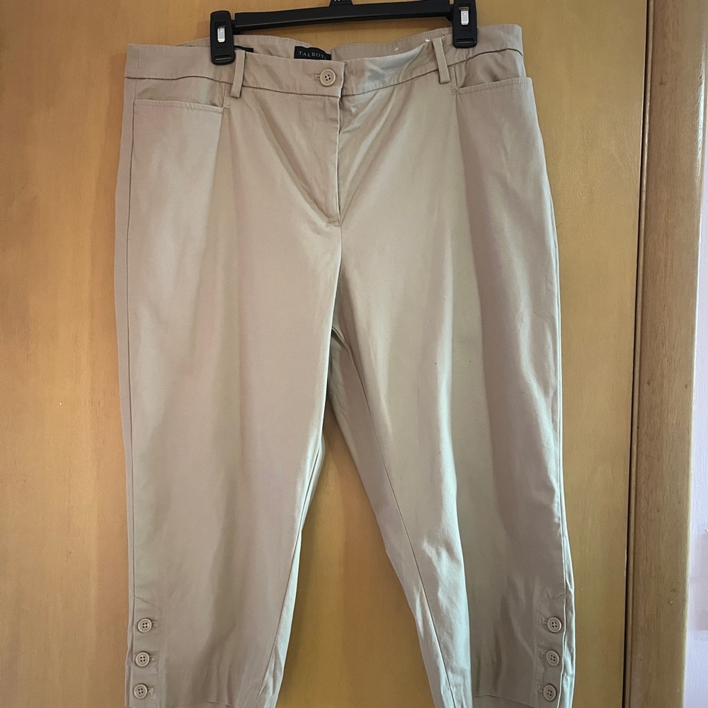 Talbots petite perfect skimmers in clay